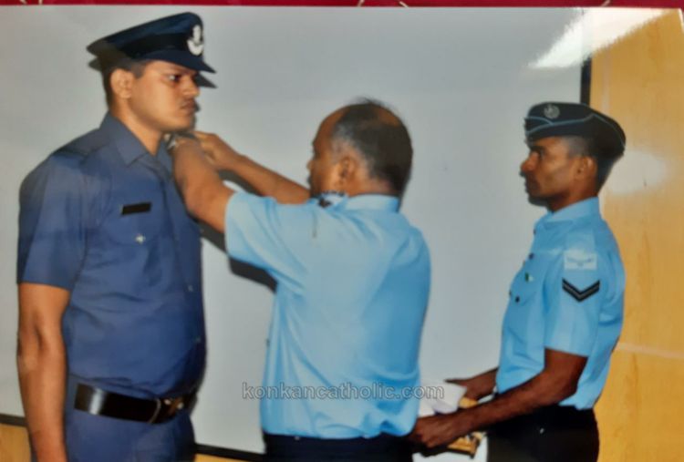  ‘Flying Officer’ rank for Alwyn Stephen Misquith of St Aloysius College