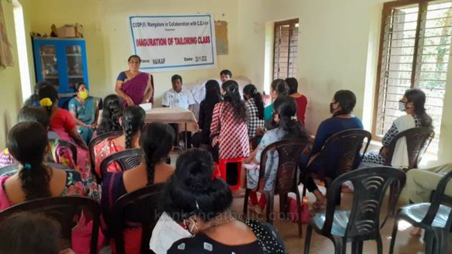  CODP® Mangaluru conducts Tailoring Course for making Cloth bags and Masks