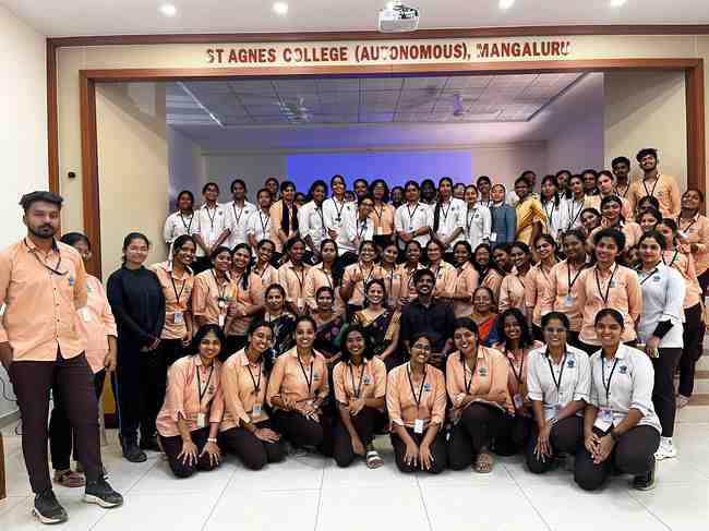  A workshop on Mental Well-Being for students was held at St Agnes College