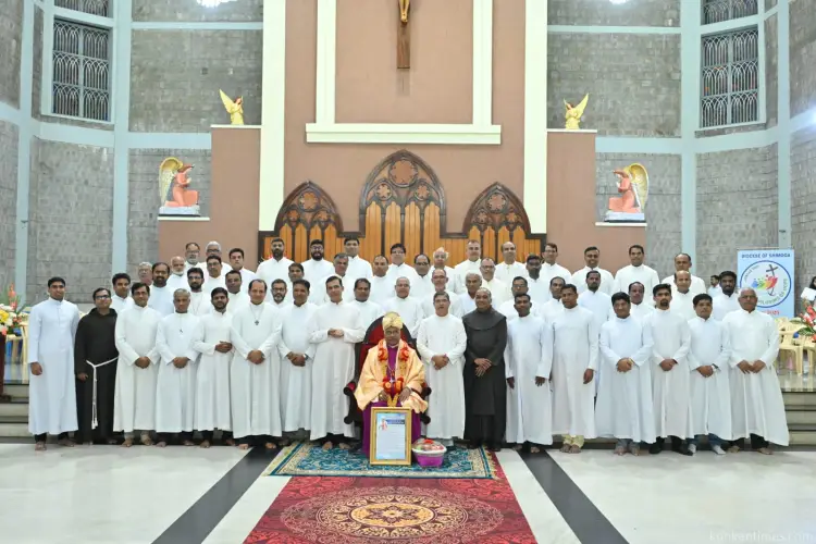  Thanksgiving Eucharist and Fond Farewell to Bishop Francis Serrao SJ from the Diocese of Shimoga