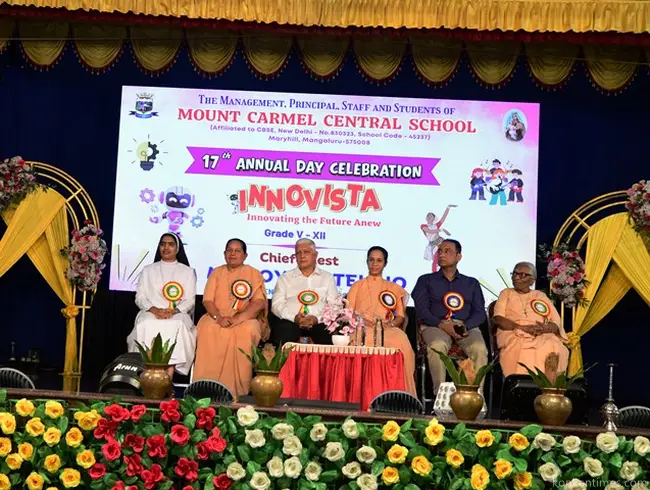  INNOVISTA Marks the 17th Annual Day Celebration of Grades V to XII at Mount Carmel Central School
